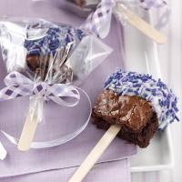 Dipped Brownie Pops image