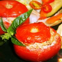 Baked Tuna Filled Tomatoes image
