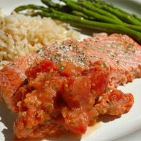 Salmon with Tomatoes image