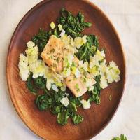 Harlem Renaissance Salmon with Simple Spinach_image