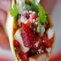 Grilled Chicken Tacos with Strawberry Salsa image