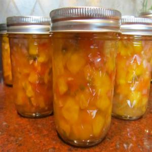 Peachy Mango Salsa, Canned for Chris!_image