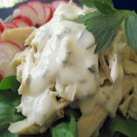 Chicken Salad in a Creamy Chive and Lovage Dressing image