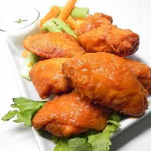 Fried Buffalo Wings with Spicy, Sweet, and Umami Sauce image