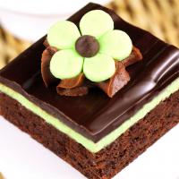 Chocolate Mint Dessert Brownies_image