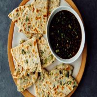 Scallion Pancakes with Ginger Dipping Sauce_image