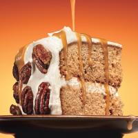 Maple-Gingerbread Layer Cake with Salted Maple-Caramel Sauce image