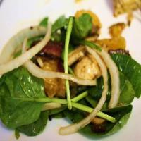 Spinach Salad with Champagne Vinegar Dressing_image