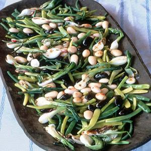 Mixed Bean with Scallions Salad_image