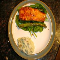 Grilled Salmon With Chinese BBQ Sauce_image