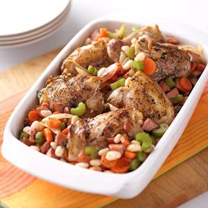 Hearty Chicken and Bean Casserole_image