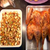 Butterflied, Dry Brined Roasted Turkey with Roasted Root Vegetable Panzanella_image