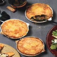 Mushroom and Lentil Pot Pies with Gouda Biscuit Topping_image