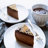 Chocolate Cheesecake With Graham Cracker Crunch image