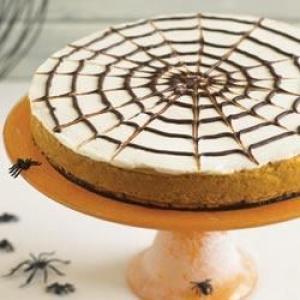 Spider Web Pumpkin Cheesecake_image