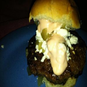 My Festy Feta Burger !_image