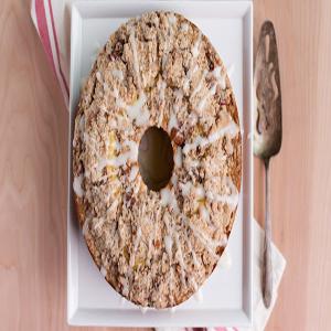 Brown Butter-Bourbon-Cherry Coffee Cake with Pecan Streusel_image