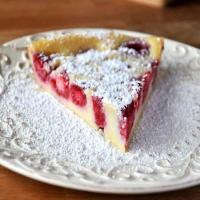 Impossible Raspberry Custard Pie image