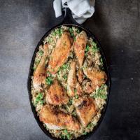 Skillet Chicken and Rice Two Ways: Plain and Dirty image