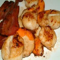 Pan Fried Scallops and Bacon image