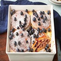 Blueberry-Lemon Ricotta Pancake Bake image