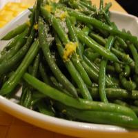 Green Beans With Lemon and Oil_image