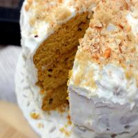 Pumpkin cake with maple buttercream_image
