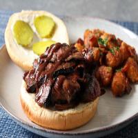 Barbecued Roast Beef on a Bun image