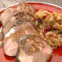 Pork Loin with Cranberry Apple Stuffing image