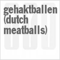 Gehaktballen (Dutch Meatballs)_image