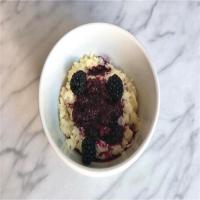 Vanilla Rice Pudding with Blackberry Compote image