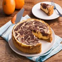Orange-Chocolate Swirl Cheesecake image