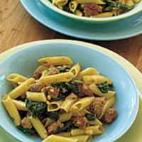 Penne with Sausage, Chard & Pine Nuts_image