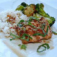 Fast Salmon with a Ginger Glaze image