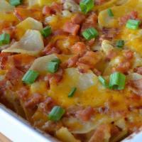 Scalloped Potatoes with Ham and Bacon_image