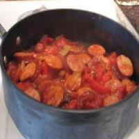 Hot Sausage Appetizer in Savory Sauce_image