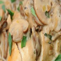 Chicken in mushroom and tarragon sauce recipe_image