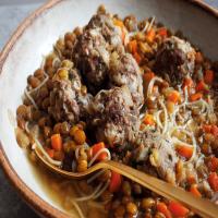 Suad Shallal's Iraqi Lentil Soup With Meatballs image