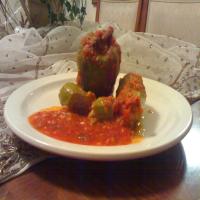 Cousa Mashi - Arabic Stuffed Zucchini_image