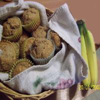 Moist and Healthy Banana Muffins image