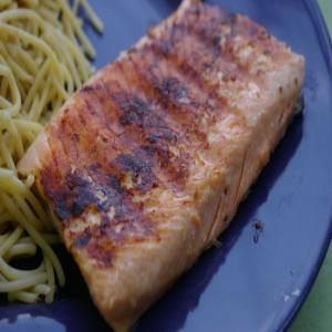 Salmon with Honey and Mustard Glaze_image