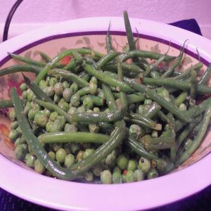 Peas and Beans With Lemon Dressing image