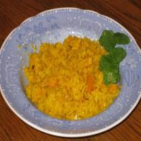 Turmeric Orange Ginger Infused Rice image