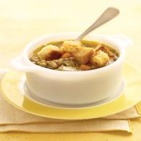 Vegetarian Lentil Soup with Croutons_image
