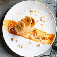 Peanut butter parfait with salted caramel crunch image