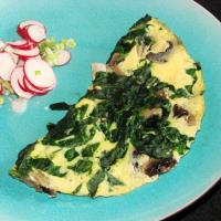 Nif's 1 Ww Pt. Light, Low Fat Mushroom Spinach Omelette (Omelet)_image