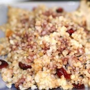 Bulgur Wheat with Dried Cranberries_image