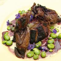 Roasted Quail with Savory Apple and Cheddar Croustade_image