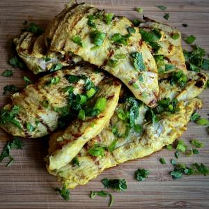 Grilled Curry-Coconut Chicken Breast image