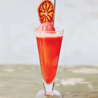 Blood Orange-Champagne Ice Cream Float image